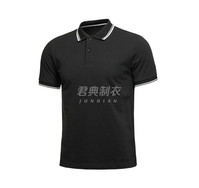 商务黑色夏季t恤衫1