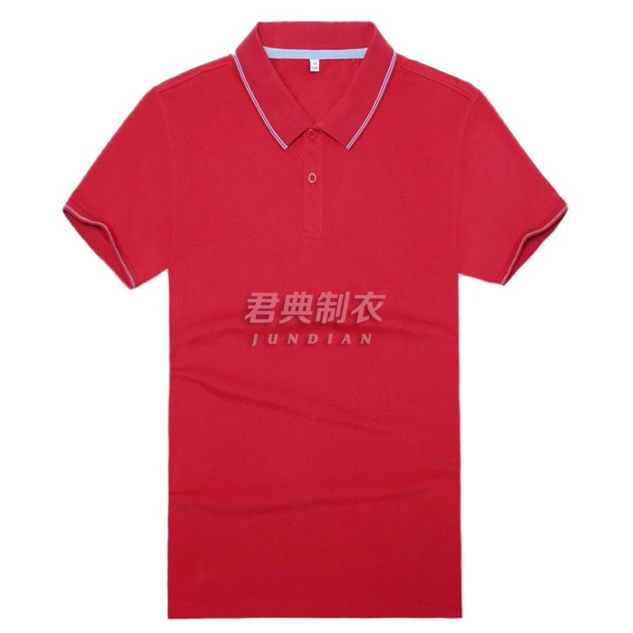 红色竹炭纤维T恤