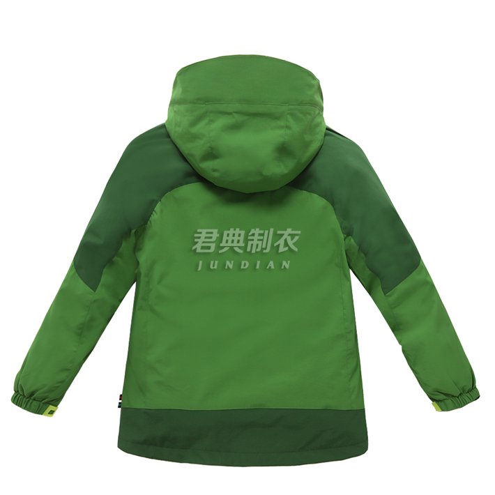 绿色款童装冲锋衣2